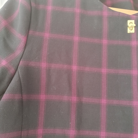 Athena Marie Blazer Jacket Black/Purple Size L - Picture 4 of 10